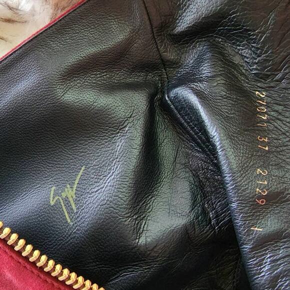 Giuseppe Zanotti Suede Leather Cap Toe Mid Calf Heeled Boots - Picture 6 of 7